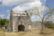 Open Chapel (Capilla), Constructed 1590-1600, Dzibilchaltun Archaeological Site, near Merida, Yucatan, Mexico