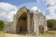 Open Chapel (Capilla), Constructed 1590-1600, Dzibilchaltun Archaeological Site, near Merida, Yucatan, Mexico