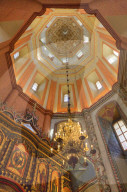 Altar and Ceiling, St Basil's Cathedral, Red Square, UNESCO World Heritage Site, Moscow, Russia