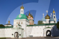 Holy Gate, The Holy Trinity Saint Serguis Lavra, UNESCO World Heritage Site, Sergiev Posad, Russia