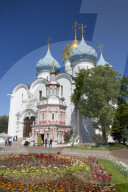 Holy Dormition Cathedral, The Holy Trinity Saint Serguis Lavra, UNESCO World Heritage Site, Sergiev Posad, Russia