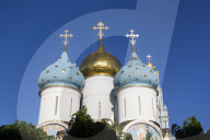 Holy Dormition Cathedral, The Holy Trinity Saint Serguis Lavra, UNESCO World Heritage Site, Sergiev Posad, Russia
