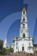 Bell Tower, The Holy Trinity Saint Serguis Lavra, UNESCO World Heritage Site, Sergiew Posad, Russia