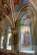 Frescos, St Serguis Church, The Holy Trinity Saint Serguis Lavra, UNESCO World Heritage Site, Sergiew Posad, Russia