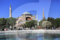 Hagia Sophia, Aya Sofya, UNESCO World Heritage Site, Sultanahmet Square Park, Istanbul, Turkey, Europe
