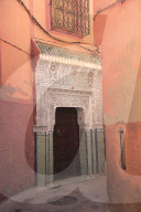 Ornate Door, Old City, Medina, UNESCO World Heritage Site, Marrakesh, Marrakech, Morocco, North Africa