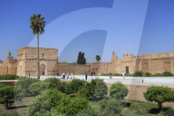 El Badi Palace, (Badii, Badia), The Incomparable Palace, 16th Century, Marrakesh, Marrakech, Morocco, North Africa
