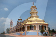Cao Dai Holy See Temple. Thay Ninh. Vietnam.