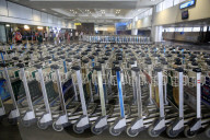 Hanoi Airport - Noi Bai International Airport. Luggage. Vietnam.
