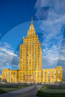 Academy of Sciences Building, Riga, Latvia, Northern Europe,