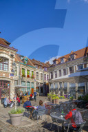 Restaurants in the Place aux Onions, Lille, France