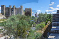 Obidos castle, Leiria District, Estremadura, Portugal
