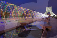 Azadi Tower or Freedom Monument formerly known as Shahyad Tower and cultural complex, Tehran, Islamic Republic of Iran