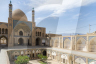 Agha Bozorg Mosque, Inner Courtyard, Kashan, Isfahan Province, Islamic Republic of Iran