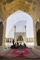Northside Iwan, Masjed-e Djame or Jameh Mosque, Esfahan, Iran