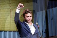 Roman Protasevich Detained Onboard Plane In Belarus