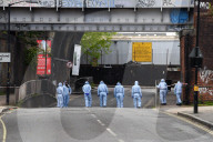 NEWS - GB:Polizei am Tatort in London, wo BLM-Aktivistin Sasha Johnson lebensgefährlich verletzt worden ist