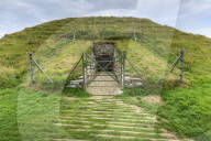 Maeshowe, Stone Age chambered tomb, 5000 years old, Neolithic building, UNESCO World Heritage Site, Orkney Islands, Scotland