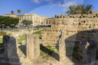 Temple of Apollo (Tempio di Apollo), Ortigia (Ortygia), Syracuse (Siracusa), UNESCO World Heritage Site, Sicily, Italy, Europe