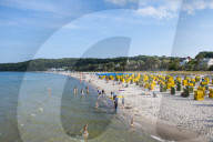 Seaside resort Binz, Island of Ruegen, Germany