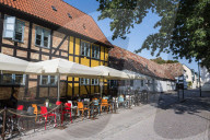 Historical buildings in Lund, Sweden