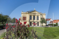 Theatre in the historic town of Ystad, Sweden
