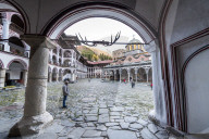 UNesco world heritage sight Rila Monastery, Rila mountains, Bulgaria