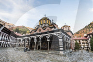 Church 'Nativity of the Virgin Mother' , UNesco world heritage sight Rila Monastery, Rila mountains, Bulgaria