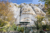 Unesco world heritage sight Madara Rider or Madara Horseman rock relief, Shumen, Bulgaria