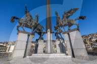 The Monument of Asenevci, Veliko Tarnovo, Bulgaria