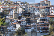 Veliko Tarnovo above the Yantra river, Bulgaria