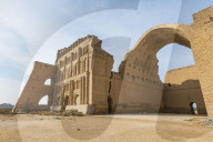 The ancient city of Ctesiphon with largest brick arch in the world, Iraq