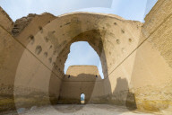 The ancient city of Ctesiphon with largest brick arch in the world, Iraq