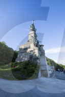 Niederwalddenkmal monument, Unesco world heritage sight Midle Rhine valley, Germany