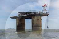View of the former defense plattform now the Principality of Sealand