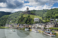 Imperial castle of Cochem on the Moselle, Moselle valley, Germany
