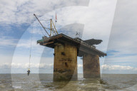 View of the former defense plattform now the Principality of Sealand