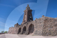 Kyffhaeuser Monument, Barbarossa monument, Thuringia, Germany