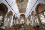Interior of St. Michael's Church, Unesco world heritage sight Hildesheim, Lower Saxony, Germany