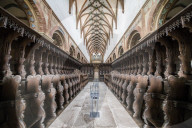 Interior of the Unesco world heritage sight Maulbronn Monastery, Baden Wuerttemberg, Germany