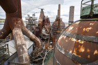 Unesco world heritage sight Voelklingen Ironworks, Saarland, Germany
