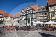 Unesco world heritage sight the town of Quedlinburg, Saxony-Anhalt, Germany