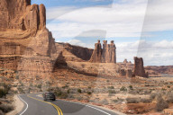 Park Avenue, Arches National Park, Moab, Utah, United States of America, North America
