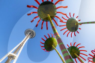 MoPoP museum and space needle Seattle, Washington, United States of America