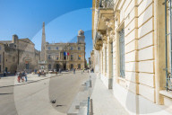 Arles main plaza, Bouches du Rhone, France