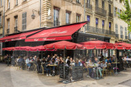 Cafe Aix en Provence, Bouches du Rhone France