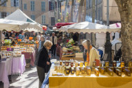 Market Aix en Provence, Bouches du Rhone France