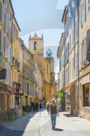 Streets of Aix en Provence, Bouches du Rhone France