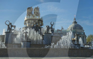 Colchis Fountain at David Agmashenebeli Square in Kutaisi,Georgia