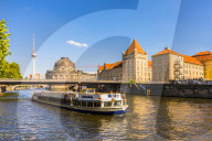 Bode Museum on the River Spree in Berlin, Germany, Europe